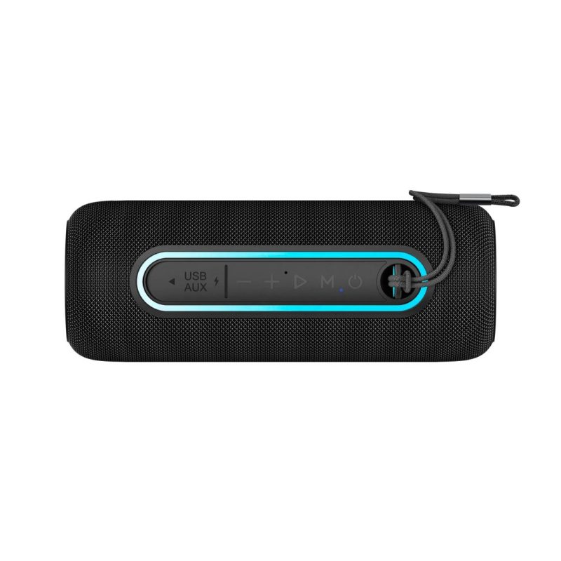 glosnik-bezprzewodowy-kruger-matz-street-kolor-czarnyi-od góry panel sterowania