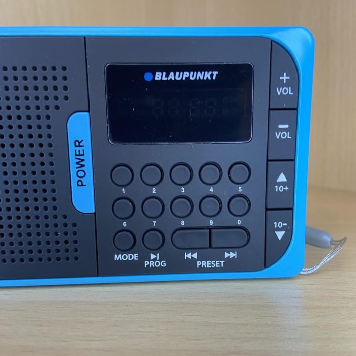 radio kieszonkowe Blaupunkt PR5BL panel sterowania